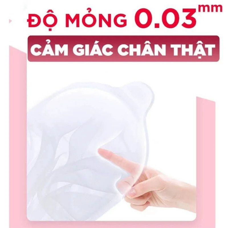 Bao cao su Sagami Exceed 2000 siêu mỏng hộp 12 cái an toàn
