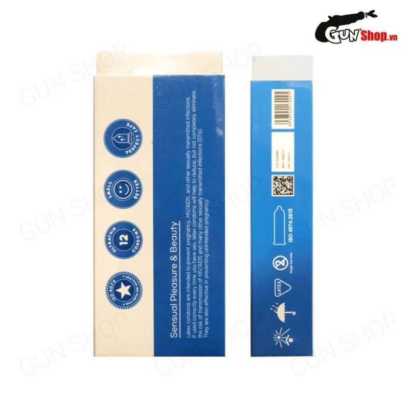 SO Ultrathin Bao Cao Su Siêu Mỏng Hộp 12 Cái An Toàn