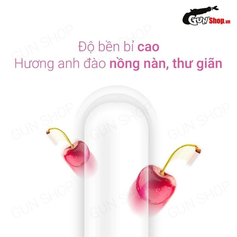 Bao cao su quan hệ miệng Mingliu hương anh đào an toàn thăng hoa