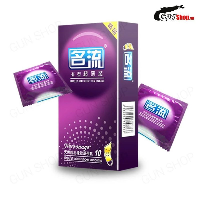 Bao cao su Mingliu siêu mỏng hiện đại hộp 10 cái thoải mái an toàn
