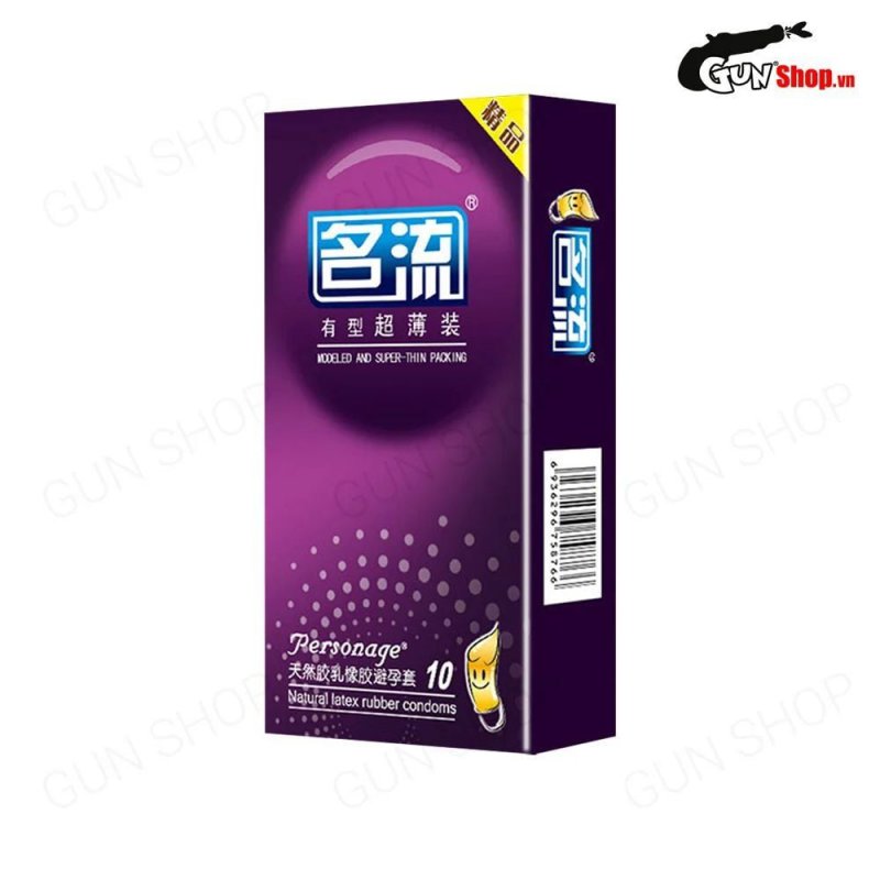 Bao cao su Mingliu siêu mỏng hiện đại hộp 10 cái thoải mái an toàn