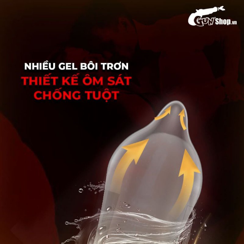 Muaisi Bao Cao Su Latex Nhập Khẩu Đỏ Kéo Dài 12 Cái Hộp