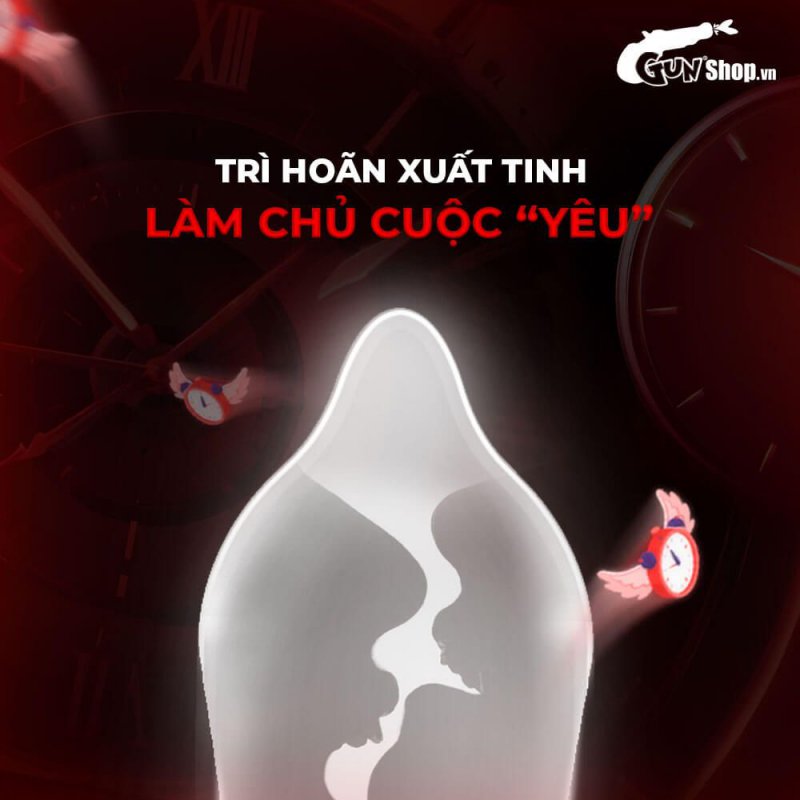 Muaisi Bao Cao Su Latex Nhập Khẩu Đỏ Kéo Dài 12 Cái Hộp