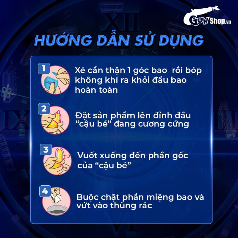 Bao cao su Muaisi xanh hạt sẵn an toàn hộp 12 cái chất lượng