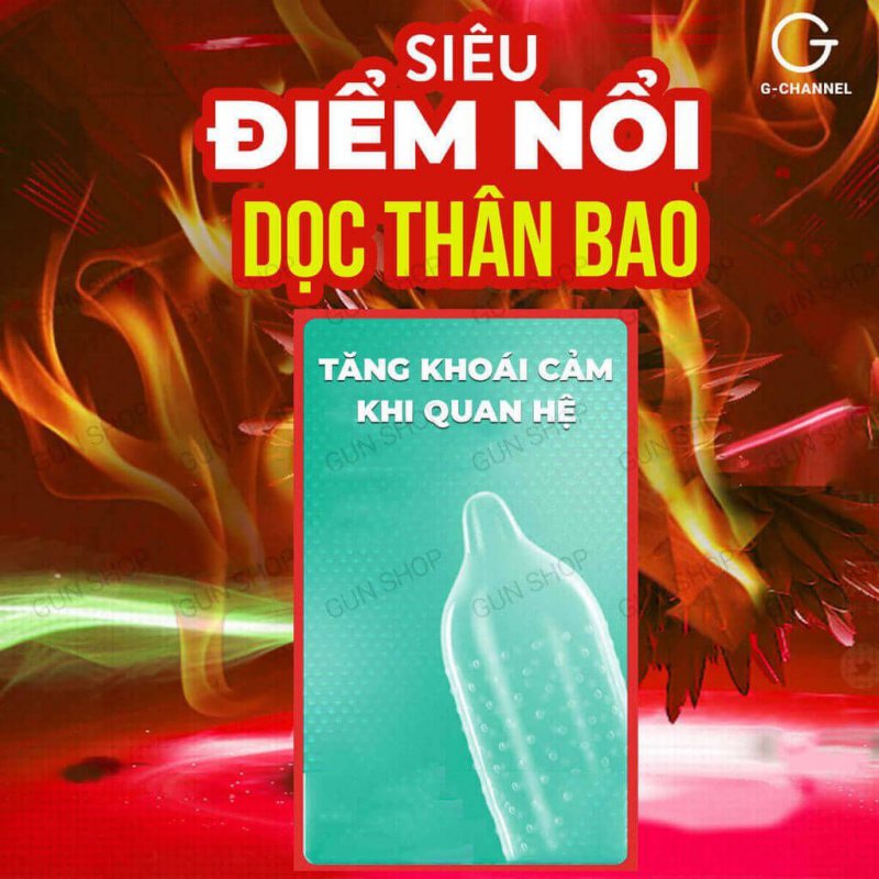Bao cao su Muaisi Hot ấm nóng siêu sâu - Hộp 10 cái chất lượng