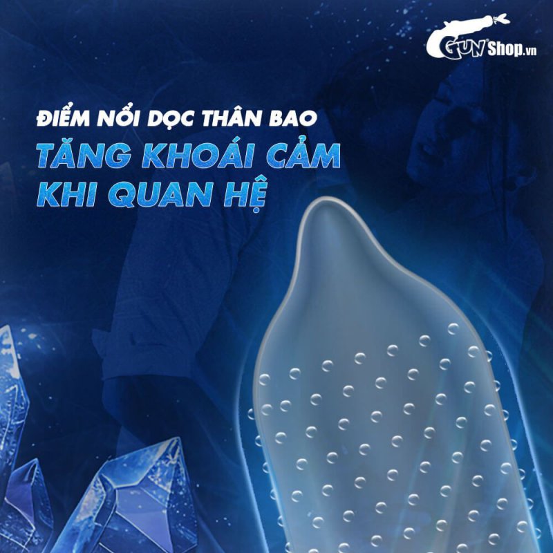 Bao cao su Muaisi Cool mát lạnh siêu mỏng - Hộp 10 cái giá tốt