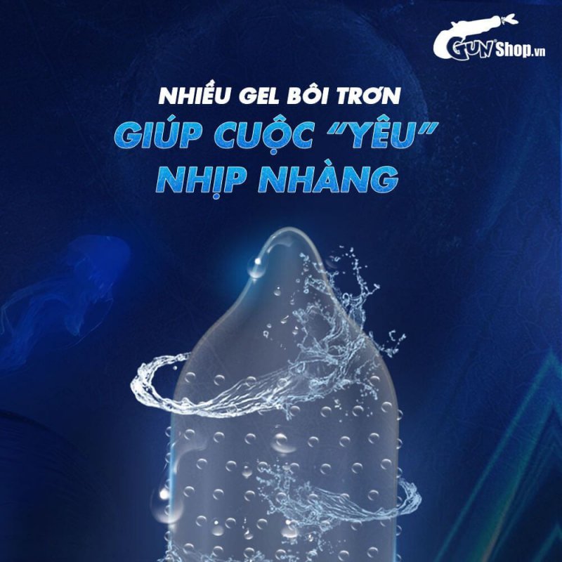 Bao cao su Muaisi Cool mát lạnh siêu mỏng - Hộp 10 cái giá tốt