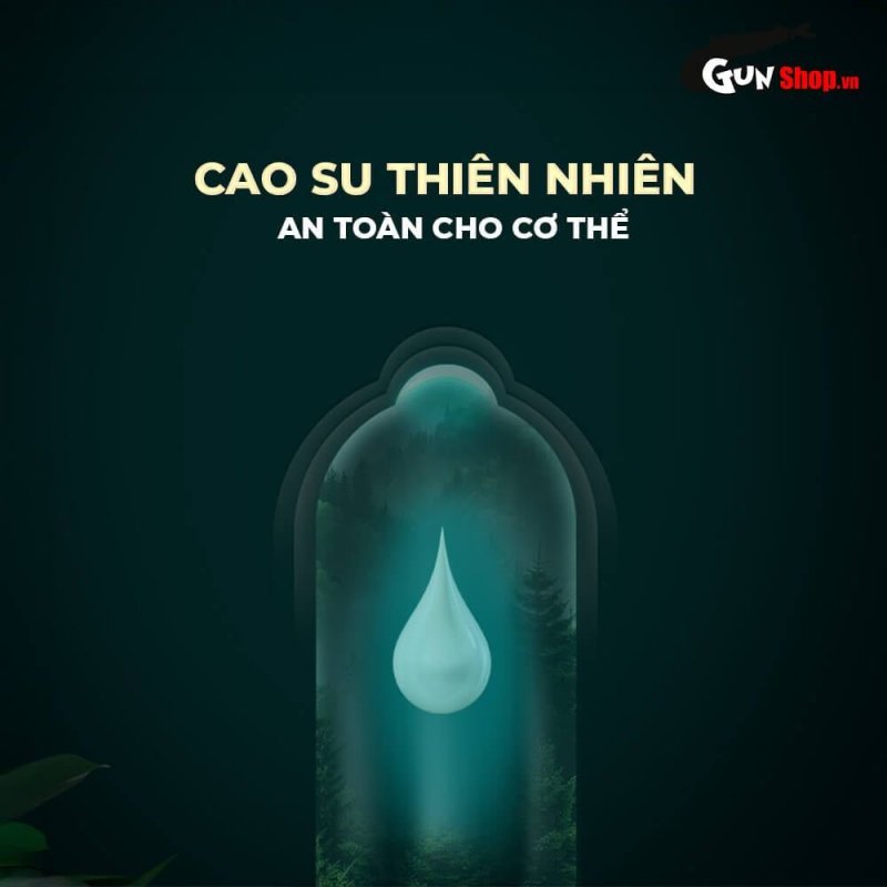 Bao cao su OLO 0.01 Đen siêu mỏng hương vani thơm mát hộp 10 cái an toàn