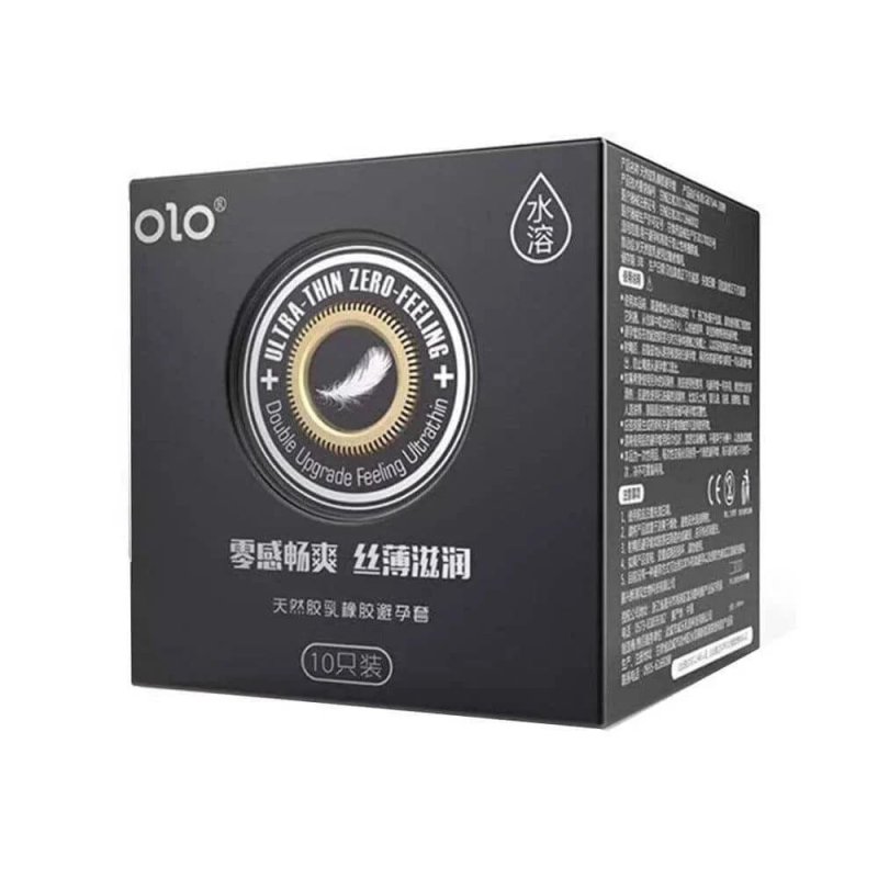 Bao cao su OLO 0.01 siêu mỏng, gai vani, hộp 10 cái giá tốt
