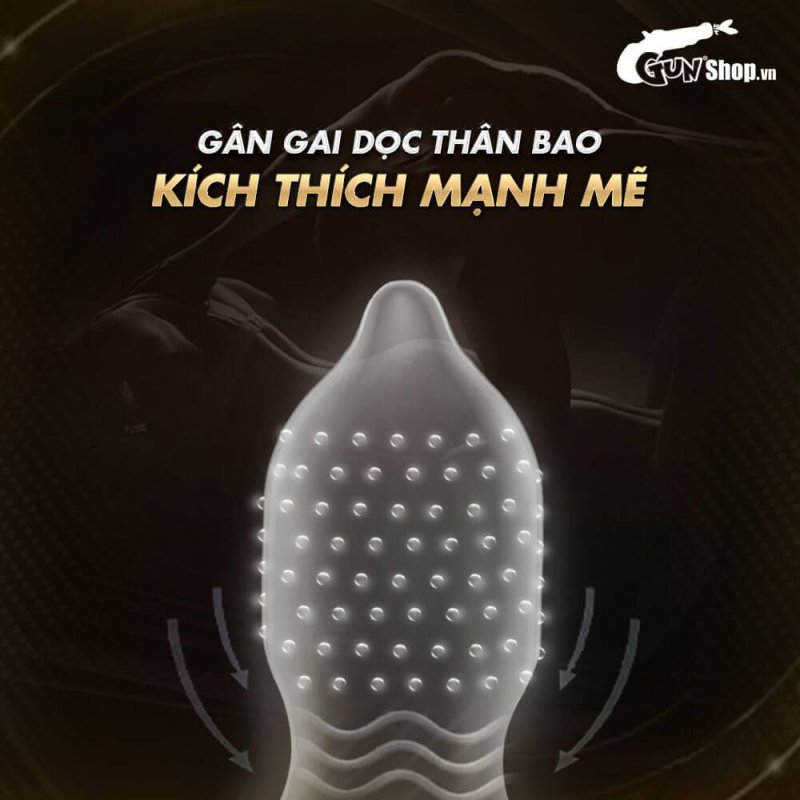 Bao cao su OLO 0.01 siêu mỏng gân gai tăng nhiệt kéo dài