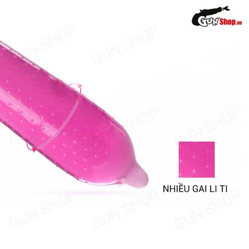 Bao cao su OLO siêu mỏng 0.01, dưỡng ẩm, gai li ti, hộp 10