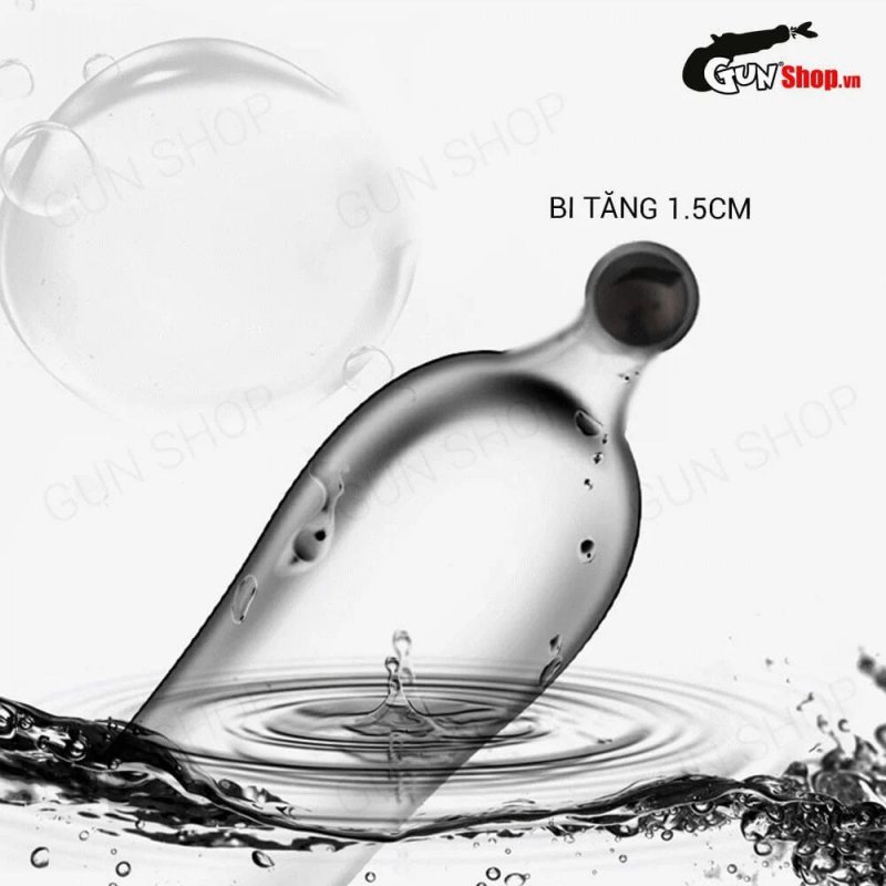 Bao cao su OLO 0.01 siêu mỏng có bi tăng kích thước 5 cái