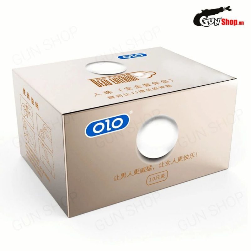Bao cao su OLO 0.01 siêu mỏng có bi tăng kích thước 5 cái