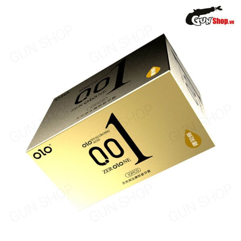 Bao cao su OLO siêu mỏng gân gai 0.01 kéo dài cực đỉnh 10 cái