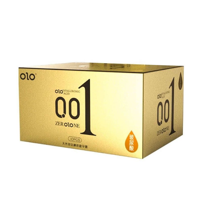 Bao cao su OLO siêu mỏng gân gai 0.01 kéo dài cực đỉnh 10 cái