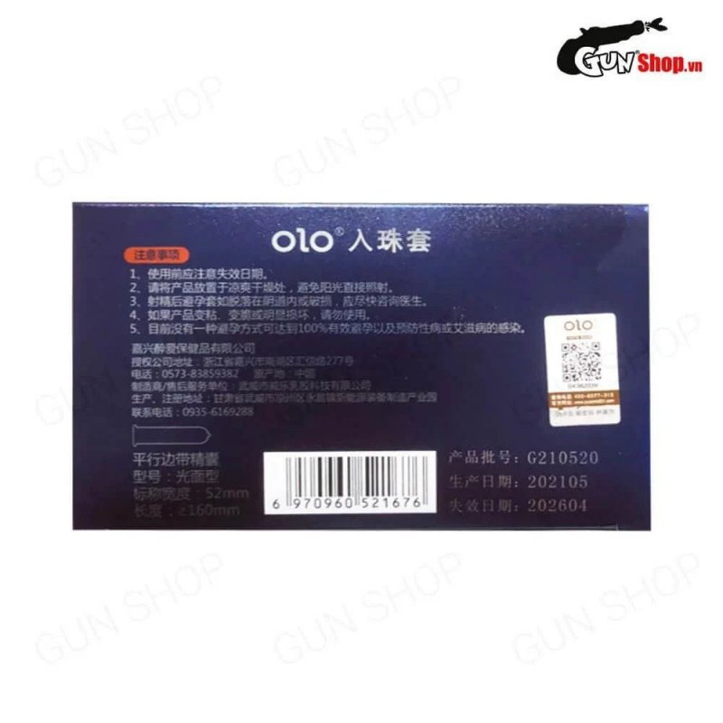 Bao cao su OLO 0.01 Bead Entering - Siêu mỏng bi tăng thêm 3cm - Hộp 10 cái