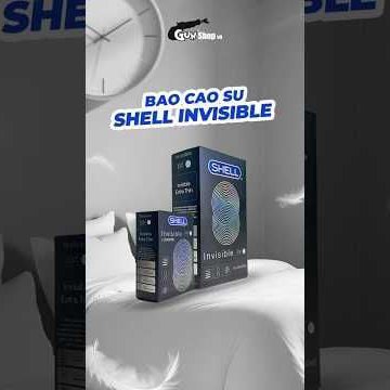 Bao cao su siêu mỏng Shell Invisible kéo dài thời gian an toàn 10 cái