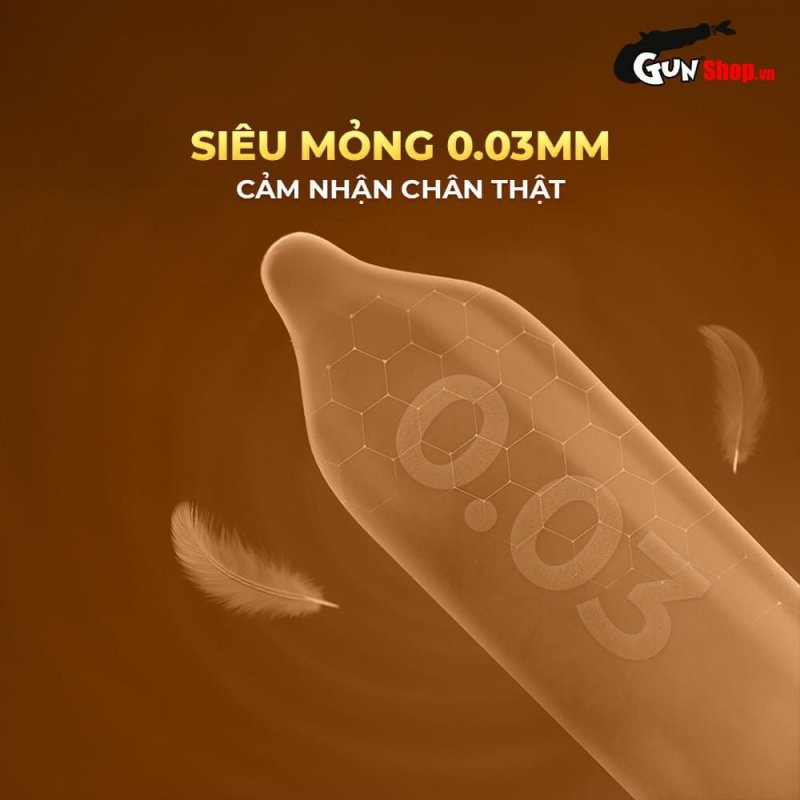 Bao cao su Shell Sensitive Prolong siêu mỏng kéo dài thời gian hộp 10 cái