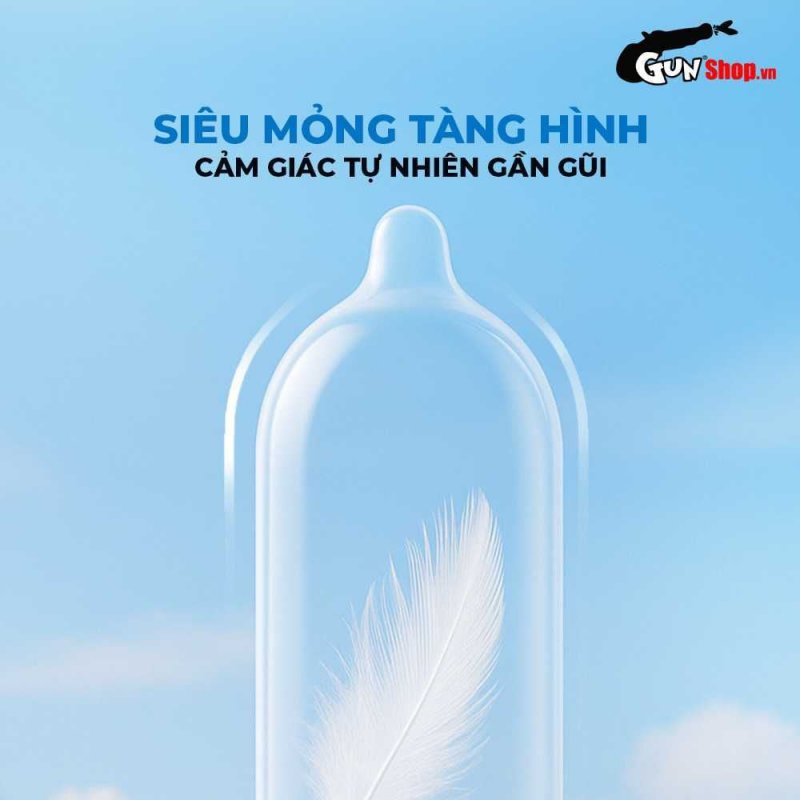Bao cao su Durex Invisible siêu mỏng mềm mại an toàn giá tốt