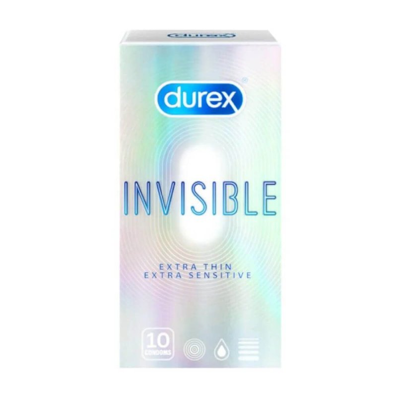 Bao cao su Durex Invisible siêu mỏng mềm mại an toàn giá tốt