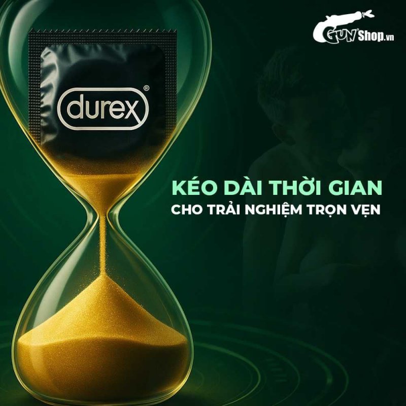 Bao cao su Durex Performa kéo dài thời gian an toàn hộp 12 cái