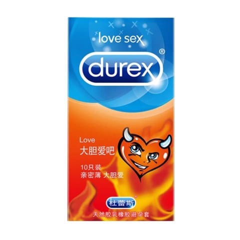 Bao cao su Durex Love siêu mỏng hương vani hộp 10 cái giá tốt