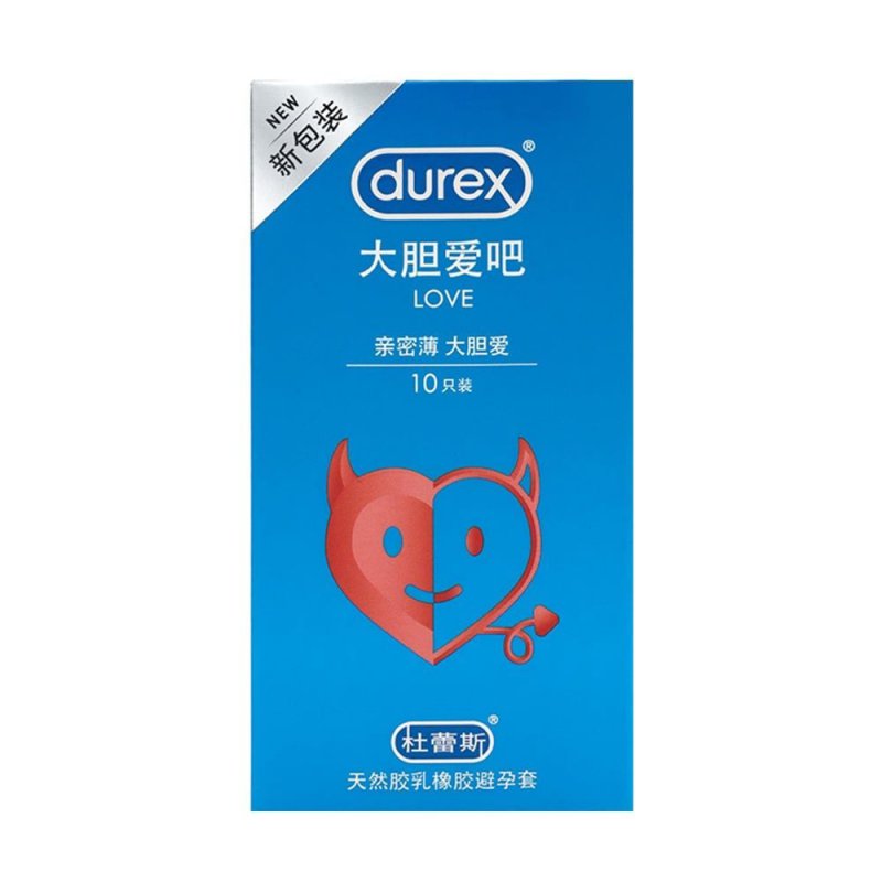 Bao cao su Durex Love siêu mỏng hương vani hộp 10 cái giá tốt