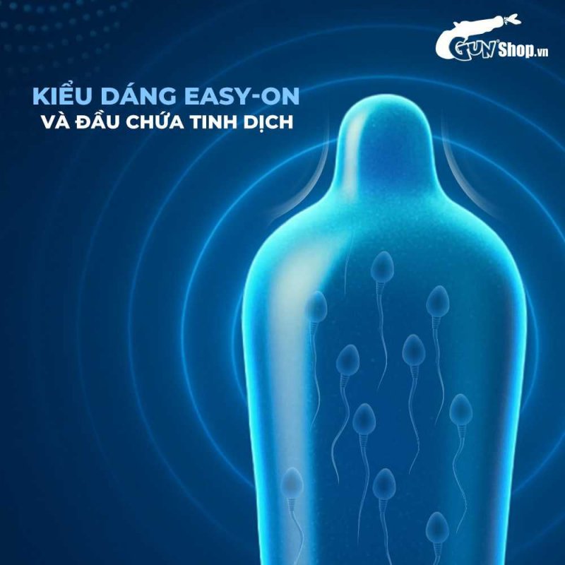 Bao cao su Durex Jeans mỏng siêu gel bôi trơn - Hộp 12 cái tiện lợi