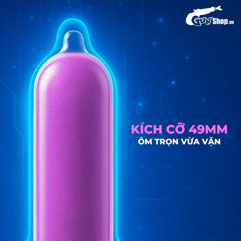 Bao cao su Durex Close Fit 49mm ôm vừa hộp 12 chiếc siêu mỏng