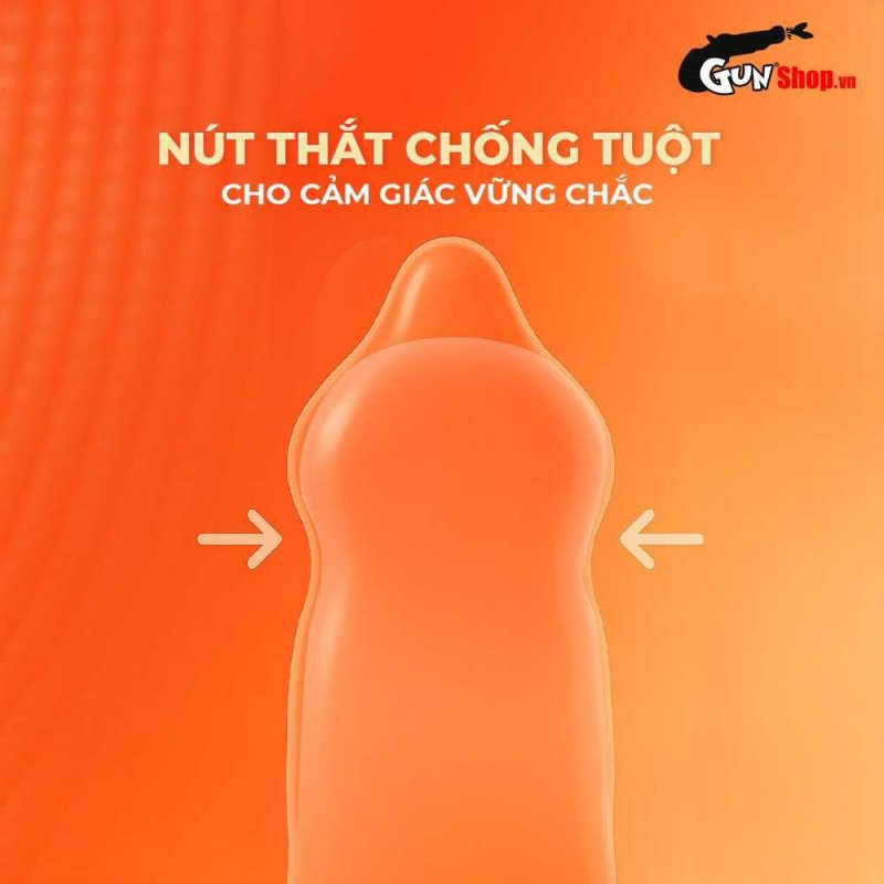 Bao cao su Durex hương dâu 56mm an toàn mềm mại hộp 12 cái
