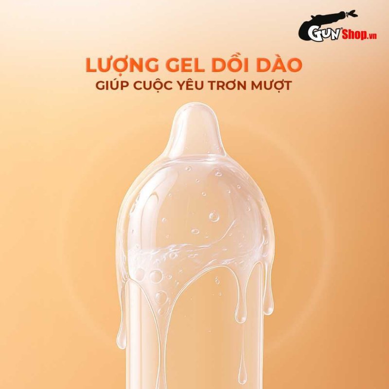 Bao cao su Durex Fetherlite siêu mỏng gel bôi trơn hộp 12