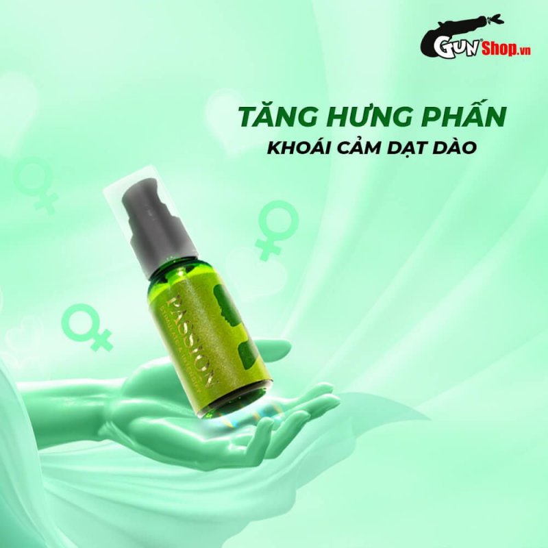 Gel bôi trơn nữ Passion 30ml tăng khoái cảm dịu nhẹ an toàn