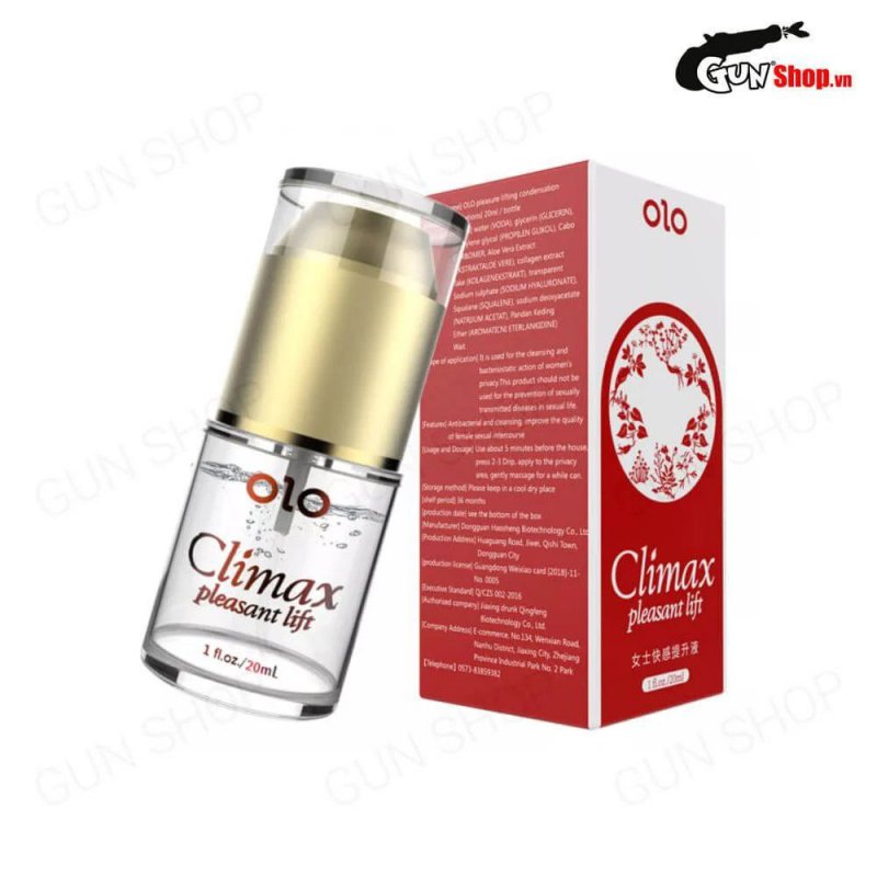 Gel bôi trơn nữ OLO Climax 20ml tăng khoái cảm thăng hoa nhanh