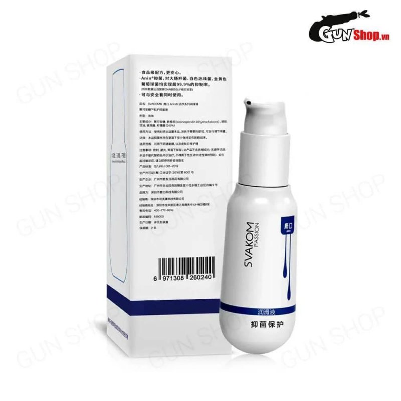 Gel bôi trơn Svakom Passion 80ml dịu nhẹ an toàn chăm sóc