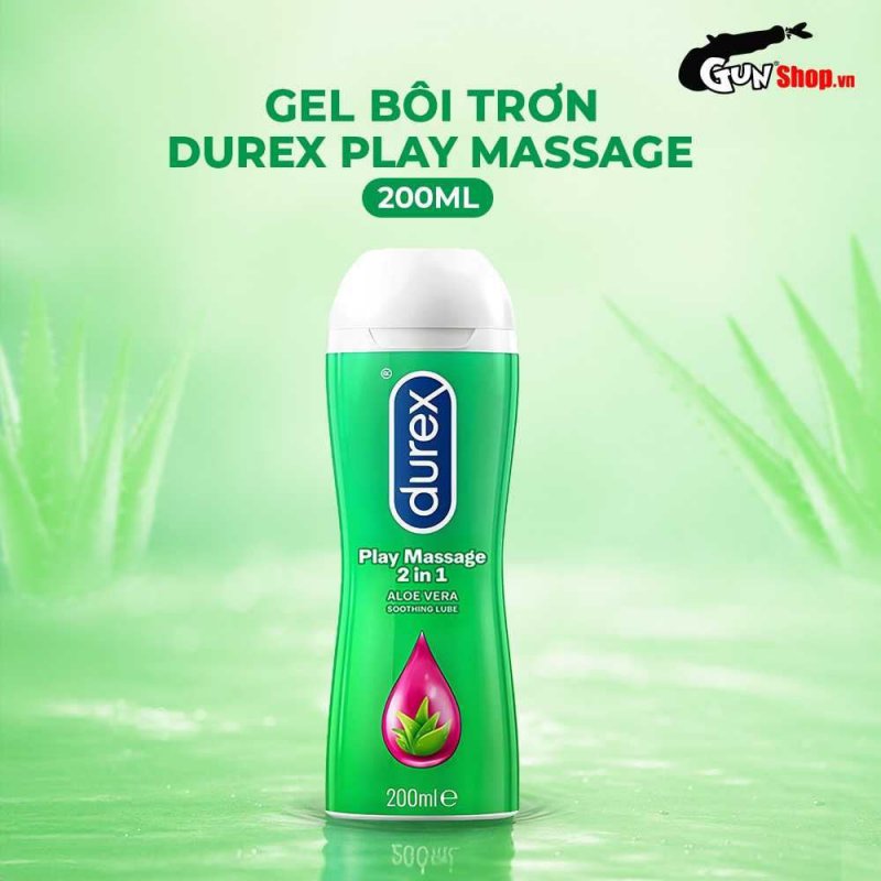 Gel bôi trơn Durex Play 2 in 1 200ml - Mượt mà, kích thích
