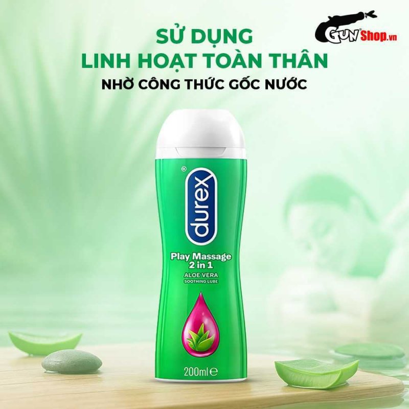 Gel bôi trơn Durex Play 2 in 1 200ml - Mượt mà, kích thích