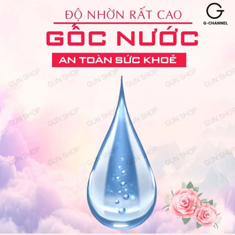 Gel bôi trơn hương hoa hồng Cokelife hồng 100ml kích thích