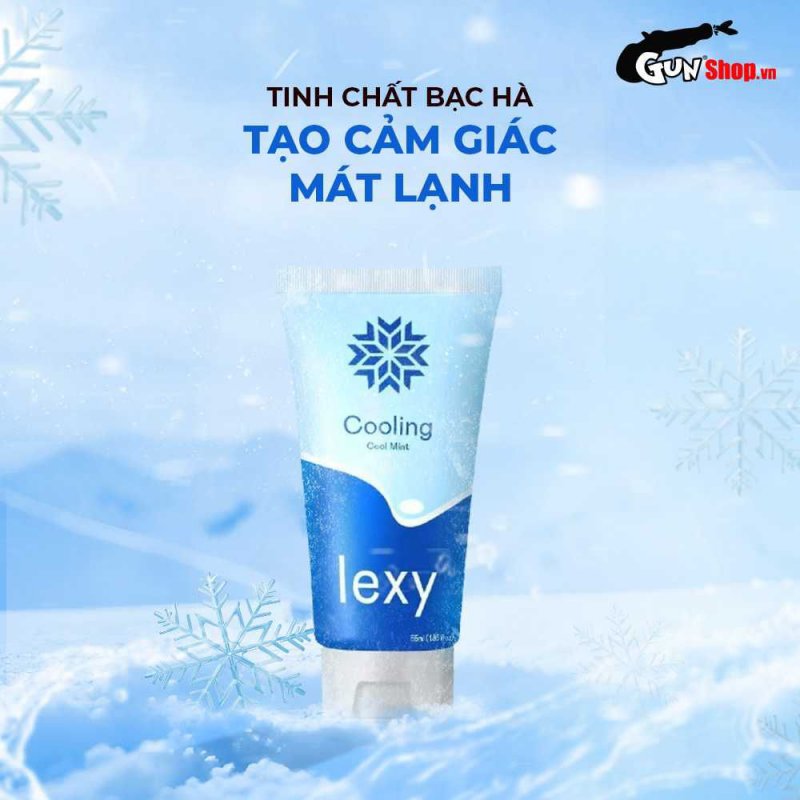 Gel bôi trơn Lexy bạc hà mát lạnh 55ml tăng khoái cảm