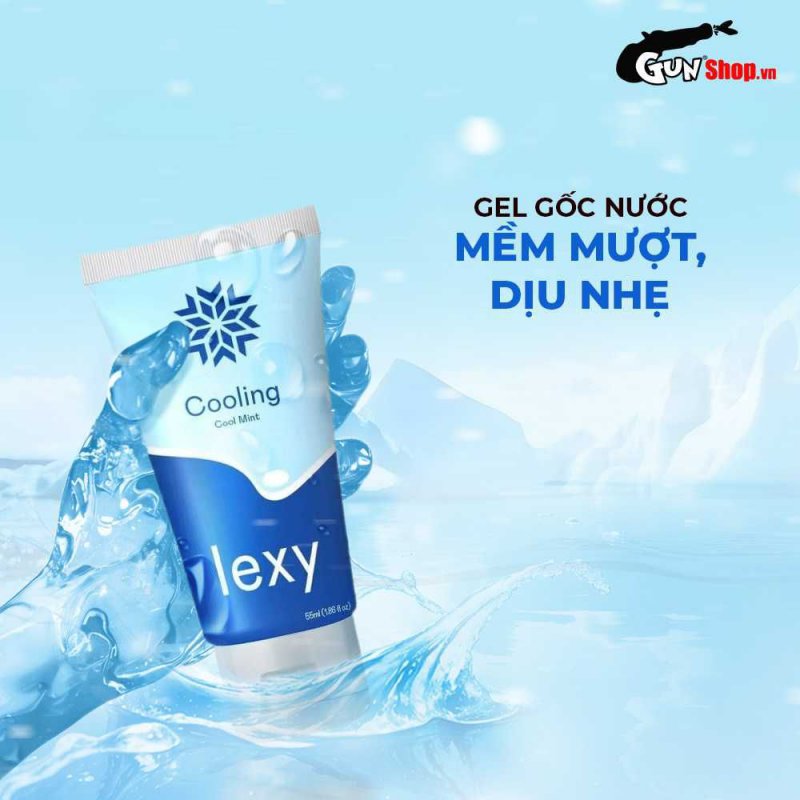 Gel bôi trơn Lexy bạc hà mát lạnh 55ml tăng khoái cảm