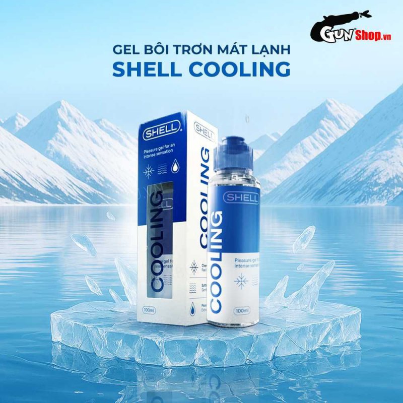 Gel bôi trơn mát lạnh Shell Cooling chai 100ml tăng khoái cảm