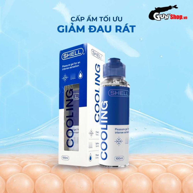 Gel bôi trơn mát lạnh Shell Cooling chai 100ml tăng khoái cảm