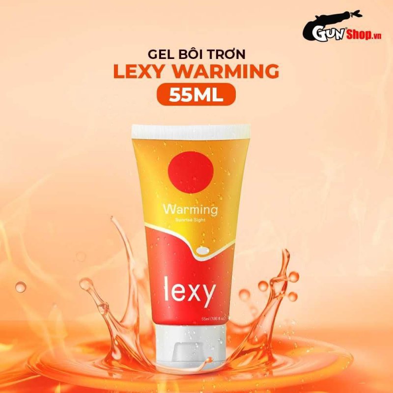 Gel bôi trơn ấm nóng - Lexy Warming - Chai 55ml