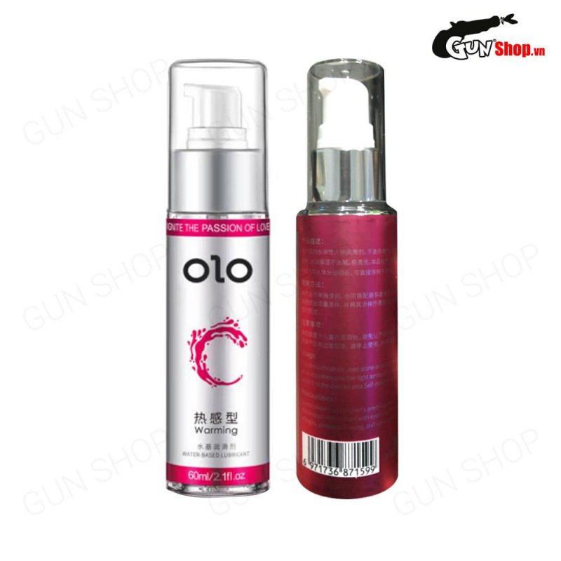 Gel bôi trơn ấm nóng OLO Warming 60ml tự nhiên mượt mà