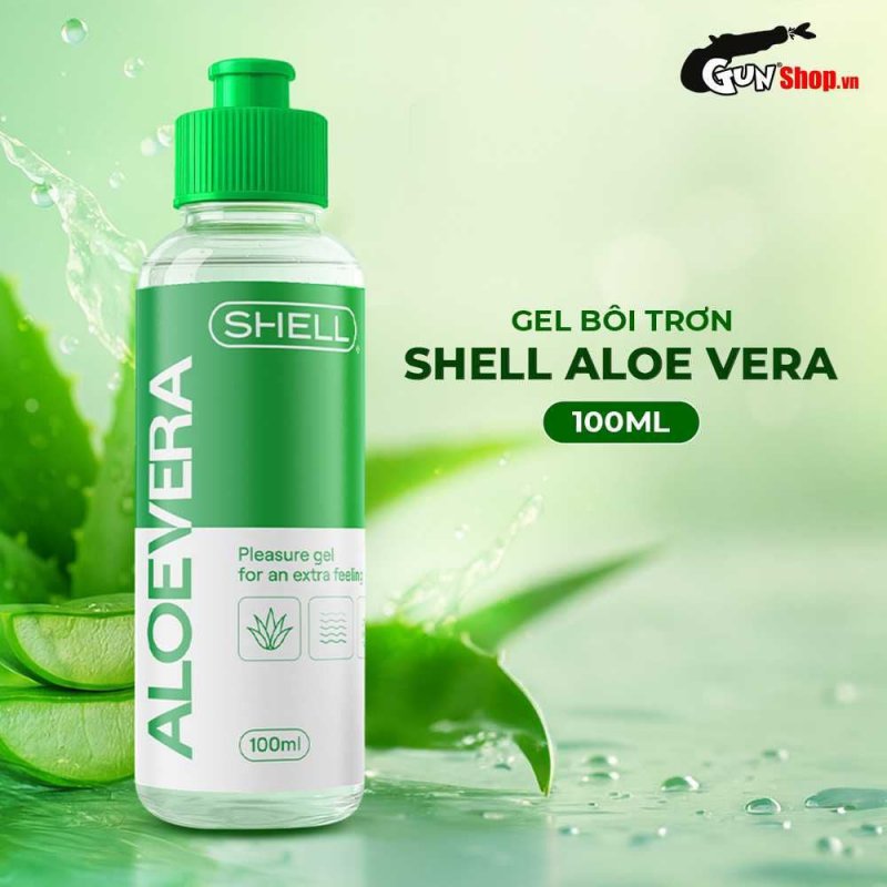 Gel bôi trơn lô hội Shell Aloe Vera 100ml dưỡng ẩm mềm mượt