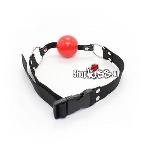 Khóa hàm dây da đen cao cấp đồ chơi BDSM kích thích mạnh mẽ