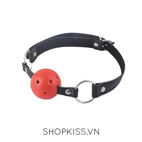 Khóa hàm dây da đen cao cấp đồ chơi BDSM kích thích mạnh mẽ