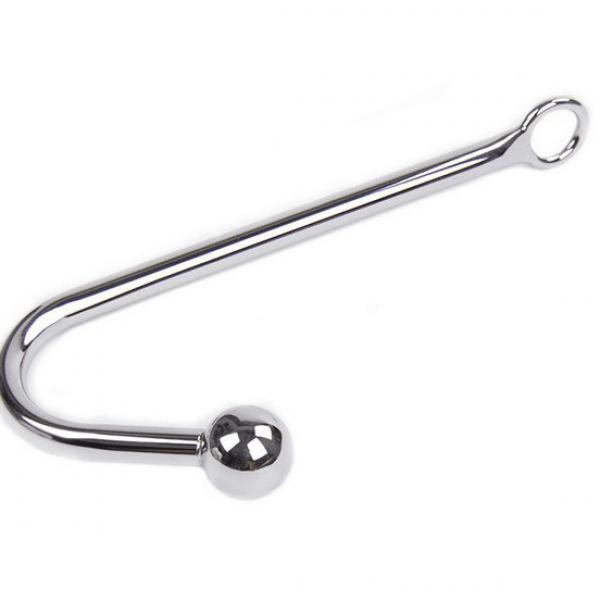 Đồ chơi bạo dâm móc inox kích thích hậu môn