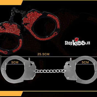 Còng tay Lovetoy hợp kim bạo dâm sang trọng đẹp mê ly