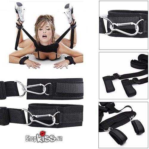 Bộ bạo dâm trói chân tay cổ BZ13A độc đáo kích thích đam mê