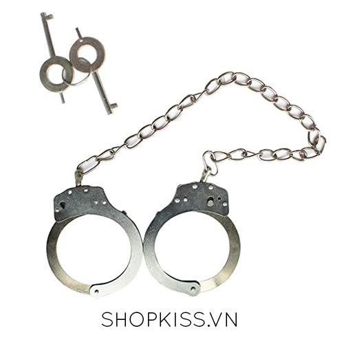 Đồ chơi bạo dâm còng số 8 thép không gỉ cao cấp an toàn